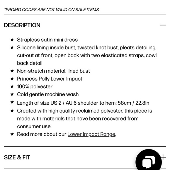 Princess Polly Faviola Mini dress - Picture 3 of 10